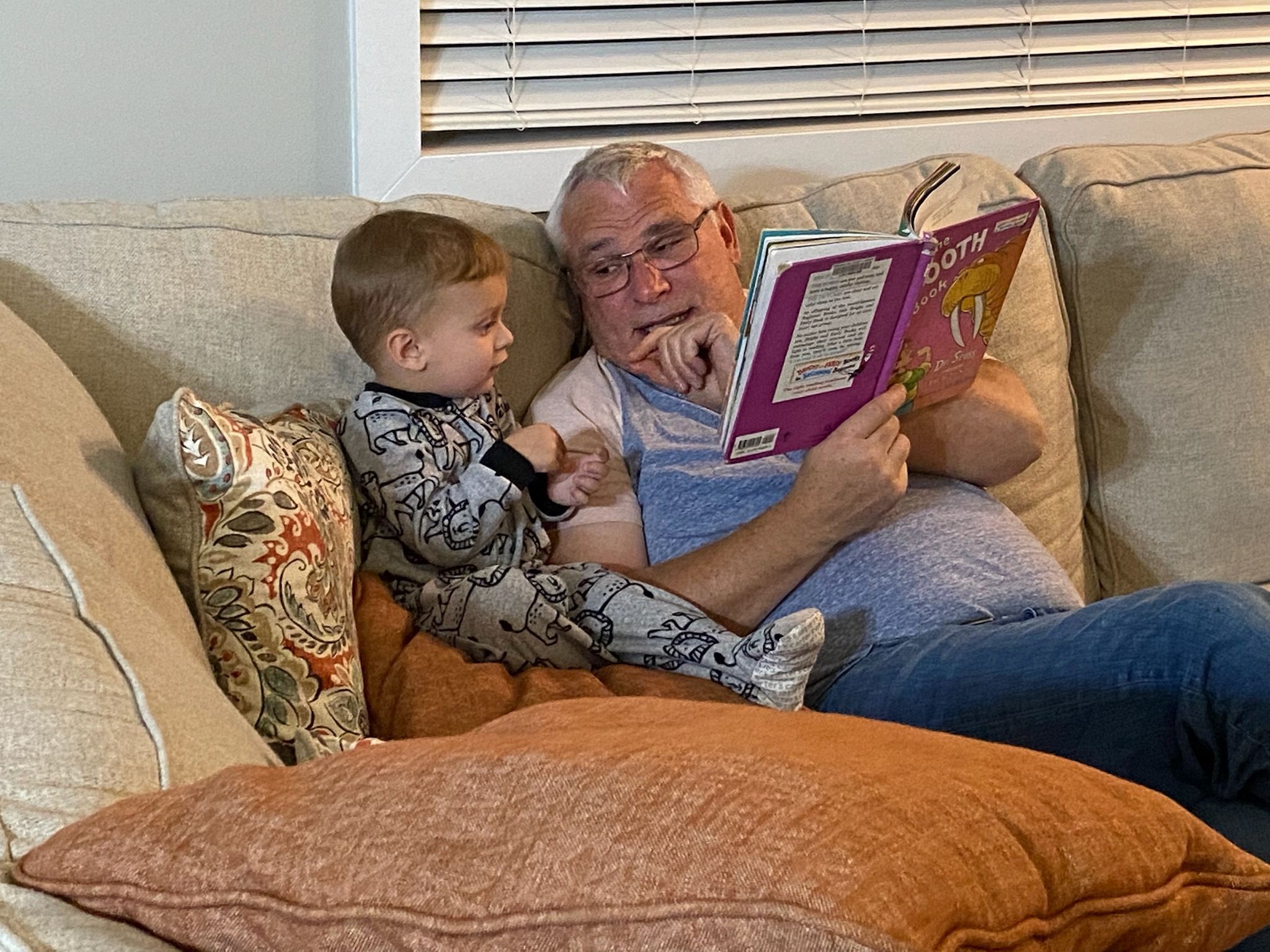 Aaron being a grandpa