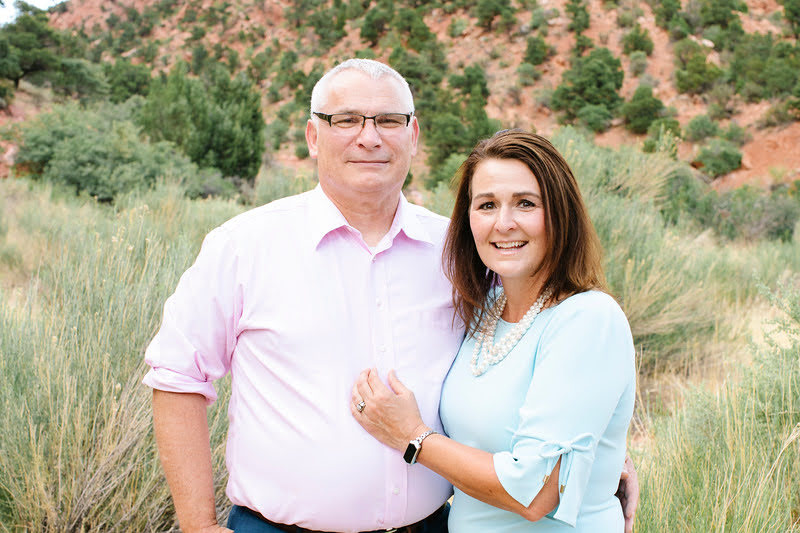 Aaron and his wife